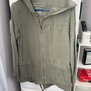American Eagle Outfitters Olive Utility Jacket